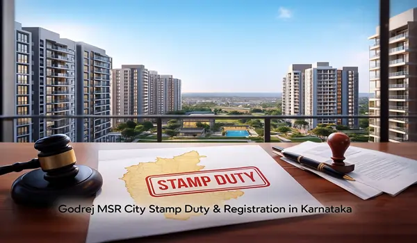 Godrej MSR City stamp duty and registration charges in Karnataka – latest rates, fees breakdown, and examples for property buyers