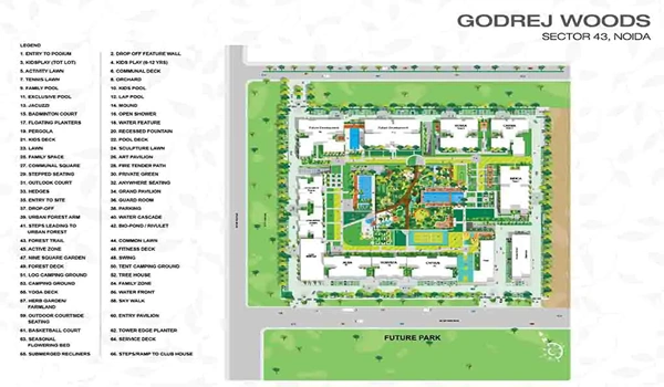 Godrej Woods Master Plan