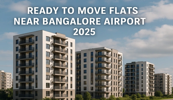 Ready to move flats near Bangalore Airport in 2025 with modern amenities and prime location
