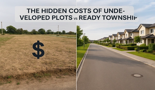 The Hidden Costs of Undeveloped Plots vs. Ready Townships Comparison of hidden costs in undeveloped plots versus ready-to-move-in townships