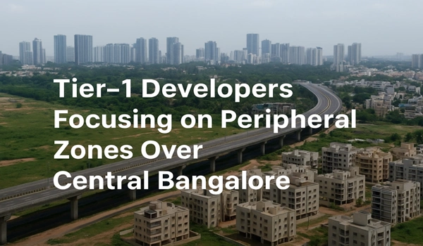 Tier-1 Developers Focusing on Peripheral Zones Over Central Bangalore Tier-1 developers prioritizing Bangalore's peripheral zones over the central city areas